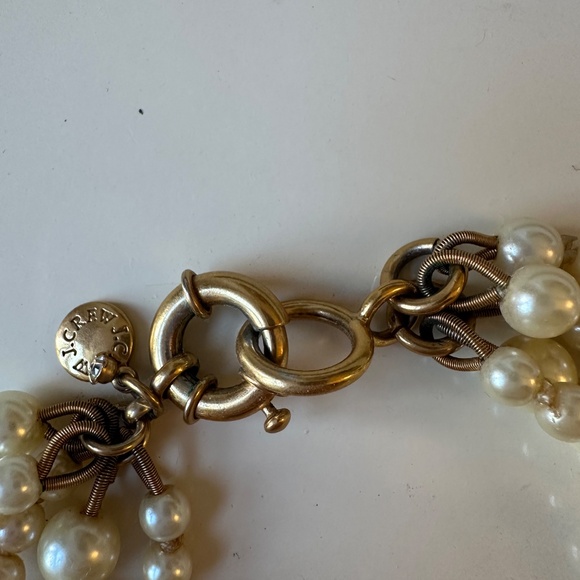 J.Crew Pearl Twisted Hammock Necklace (Pre-Owned) - Picture 3 of 6